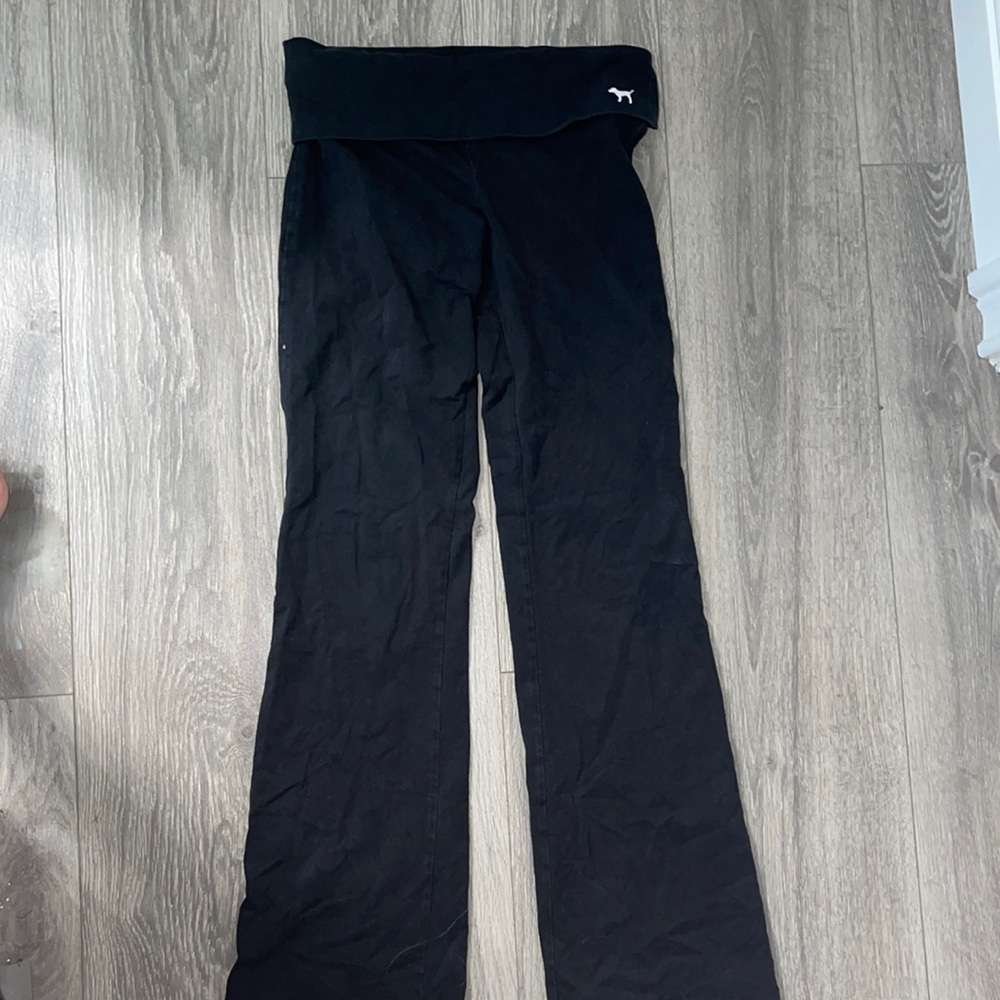 PINK flared yoga pants